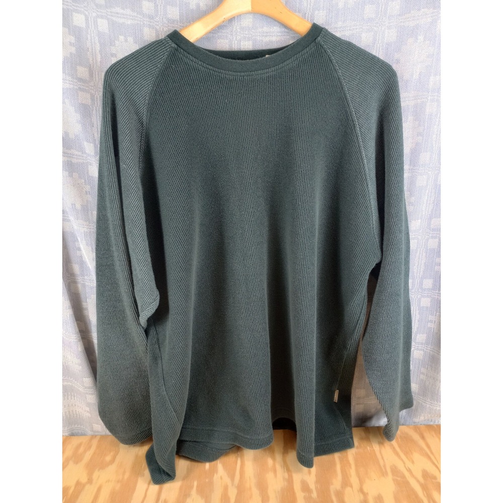Arrow‎ XL Men's Sweater Long Sleeve Gray Khakis By Arrow Casual Heavy Sweater